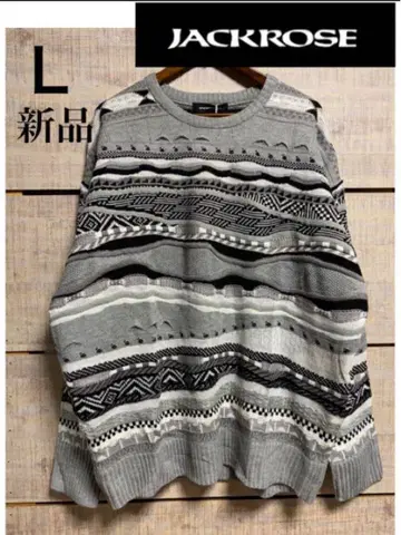 JACKROSE 자카드 니트 새상품 L