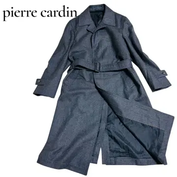 컨디션 최상 pierre cardin 그레이 울 코트 체스터 코트 M