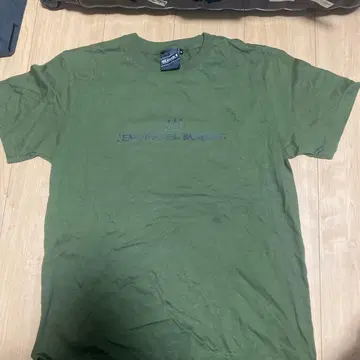 BEAMS T M 올리브 아트 프린트 티셔츠