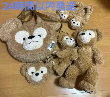 도쿄 디즈니 리조트 더피 봉제 인형 파우치 백 룸슈즈