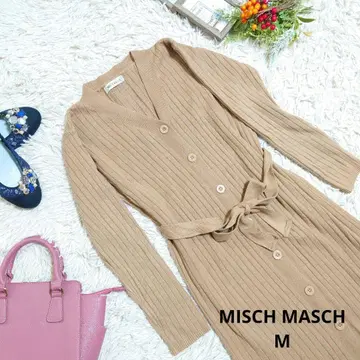 MISCH MASCH 니트 가디건/겉옷 ( M ) 밀크 코코아/V넥