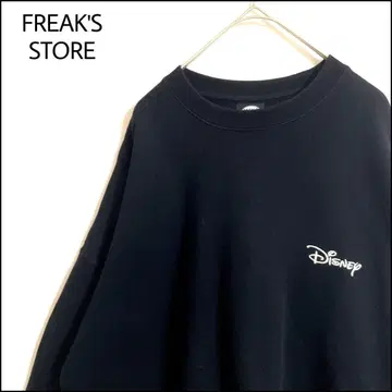 FREAK'S STORE 맨투맨 Disney 블랙 오버 사이즈