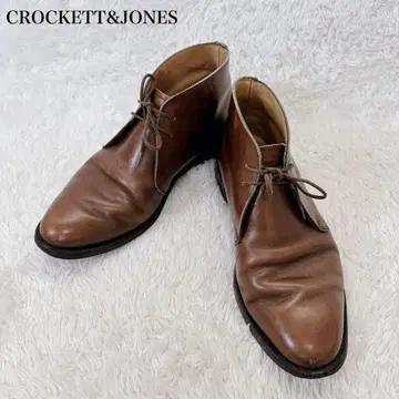 새상품급 크로켓 앤 존스 처카 부츠 가죽 26.5 브라운