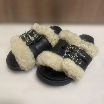 PIPPICHIC 더블 버클 보아 샌들 38