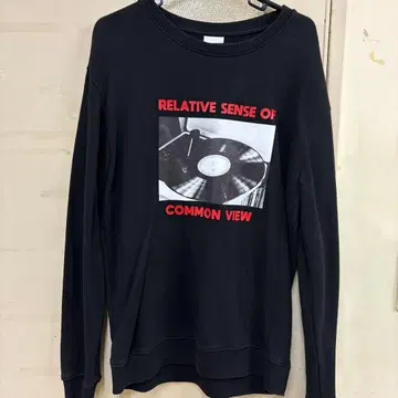 ZARA 블랙 맨투맨 트레이닝복