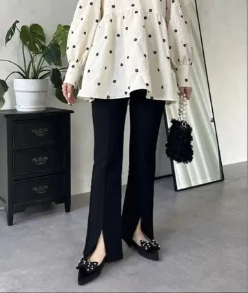 prose verse 프론트 슬릿 슈퍼 스트레치 팬츠 PM