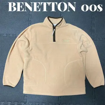 BENETTON 베네통 포뮬러 플리스 00s 베이지