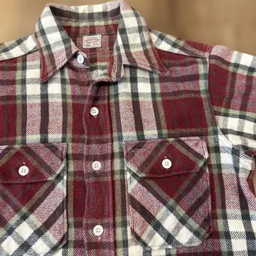 WAREHOUSE 플란넬 체크 플란넬 셔츠 S