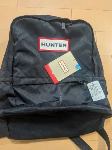 [ 새상품 ] HUNTER 백팩 백팩 블랙 블랙
