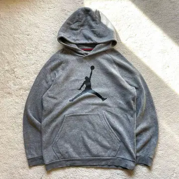 빈티지 구제 의류 조던 로고 프린트 후드티