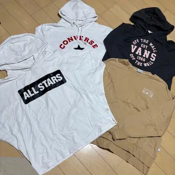 가격 인하 CONVERSE & VANS 후드티 4세트