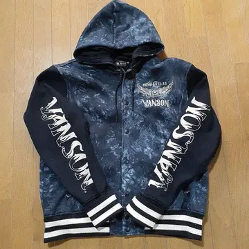 VANSON 반손 본딩 바시티 자켓 플라잉 스타 자수 XXL