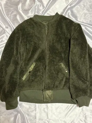 올리브 그린 MA-1 자켓 리버서블