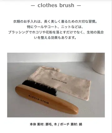 알리시아스탄 의류 브러쉬