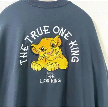 Disney 라이온킹 심바 맨투맨 트레이닝복 자수 로고 3L