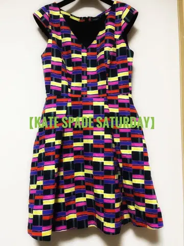 [ KATE SPADE SATURDAY ] 슬리브리스 원피스
