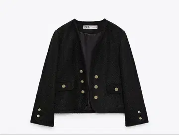 ZARA 노카라 블랙 자켓
