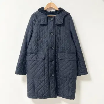 MACKINTOSH LONDON 퀼팅 코트 네이비 보아 안감 44