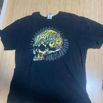 Harley-Davidson 스컬 뱀 T셔츠