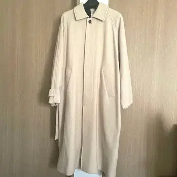 어반 리서치 doors 베이지 롱 코트 트렌치 스타일