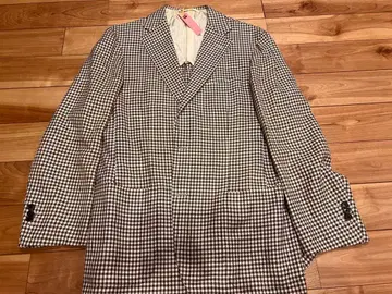 BEAMS F 체크 무늬 테일러드 자켓 97