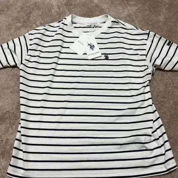 택 포함 새상품 U.S. POLO ASSN. 스트라이프 반팔 T셔츠 M