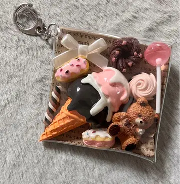 가챠 파우치 [ 곰돌이 큰 2단 아이스 ( 핑크 ) ]