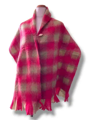 프랑스 렌 핸드메이드 공방 직구매 일본 미상륙 울 혼방 대형 스톨