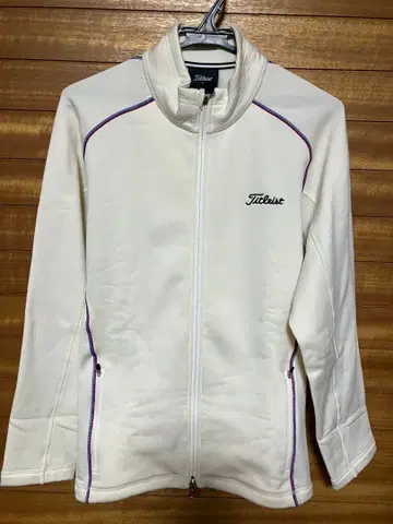 Titleist 풀 지퍼 자켓 화이트