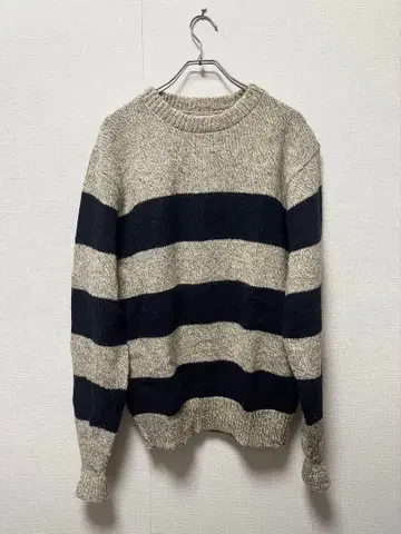 LLBEAN 보더 니트 80s USA 제조