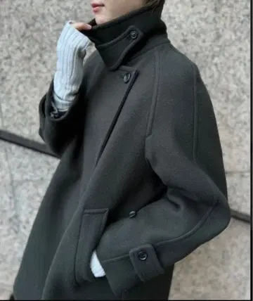 미사용 BABYLONE 바빌론 스텐 미들 코트