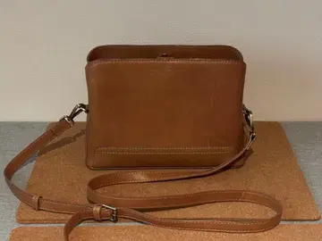 천연 가죽 핸드백 크로스 바디 피칸 25cm