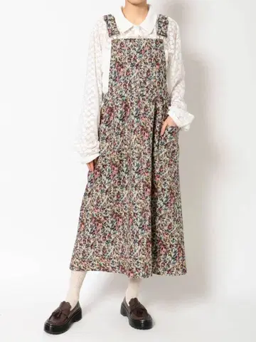 merryjenny 자카드 개더 점프 스커트