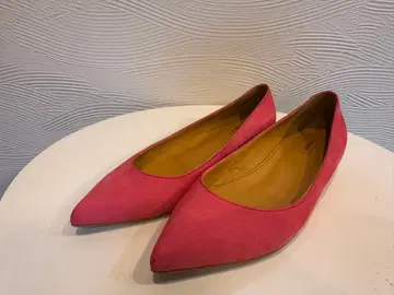 CHEMBUR 핑크 스웨이드 스틸레토 펌프스