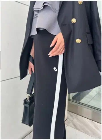 LOUNIE 니트 트랙 팬츠