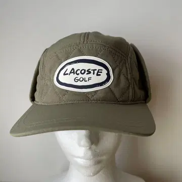 [ LACOSTE ] 골프 이어 플랩 캡