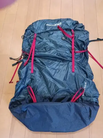 미사용품 몽벨 버서라이트팩 40리터