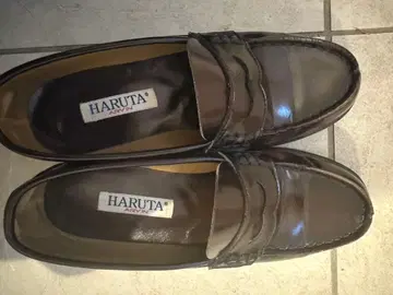 HARUTA 브라운 로퍼