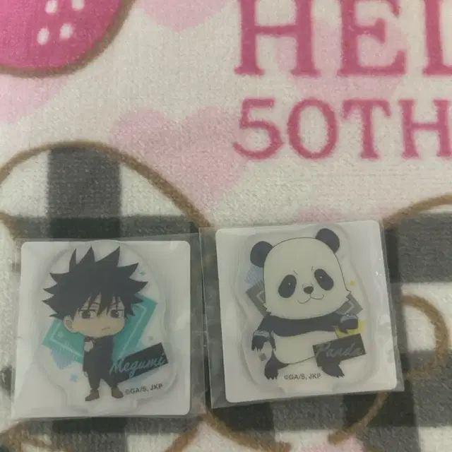 주술회전 아크릴 스탠드(메구미/판다) 일괄