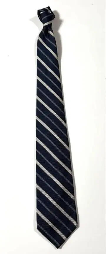 넥타이 프랑스제 핸드메이드 SILK100% 레지멘탈 스트라이프
