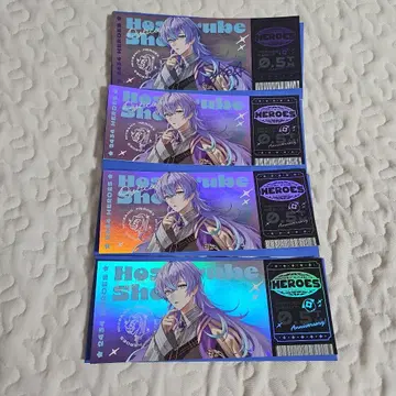 HEROES half Anniversary 티켓풍 카드 별 인도 쇼