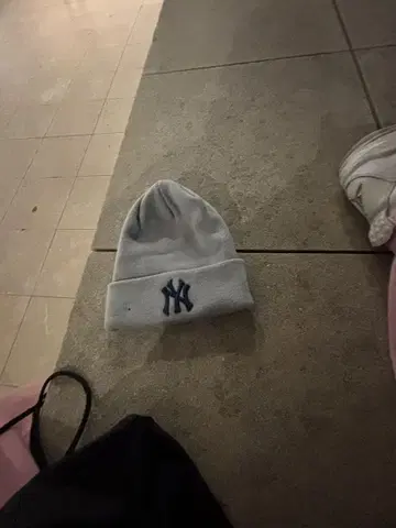 뉴욕 양키스 비니 모자 그레이