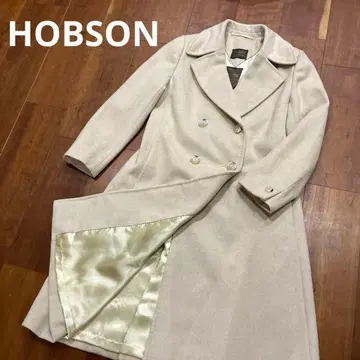 HOBSON YANASE collection 롱 코트 베이지 울