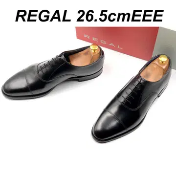 미사용 REGAL 리걸 26.5cmEEE 0806 스트레이트 팁 블랙