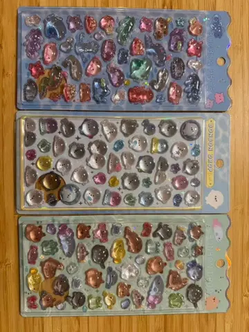 [정품] 모자 꽁지 드롭 씰 쿠리아 3세트