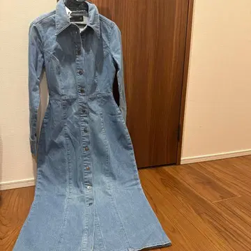 미사용 새상품 택 포함 ASOS 데님 원피스