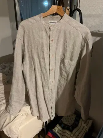 used [ claiborne ] 린넨 셔츠 베이지