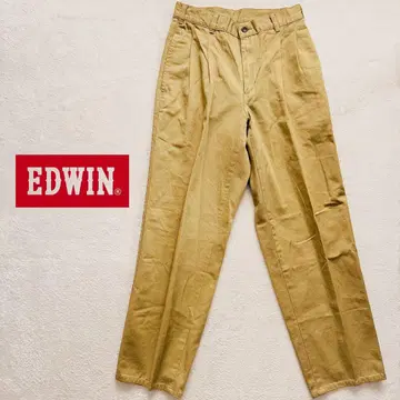 EDWIN 에드윈 코튼 팬츠 치노 팬츠 28인치 S 베이지