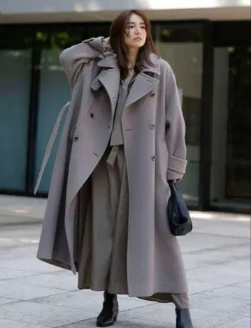 FRAY I.D 프레이 아이디 스탠드 카라 더블 코트 S