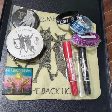 THE BACK HORN 굿즈 세트